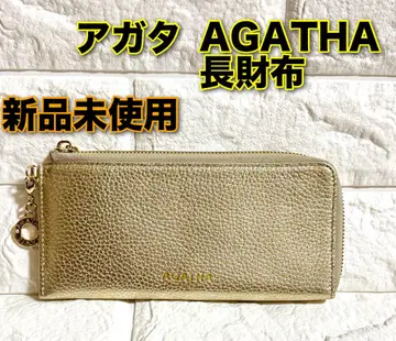 아가타 AGATHA 골드 장지갑 미사용 새상품 #풍수