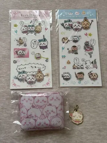 치이카와 마지카루 치이카와 클리어 씰 스티커 메탈 참 케이스