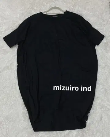 미즈이로 인드 mizuiro ind 코쿤 원피스 셔츠 튜닉
