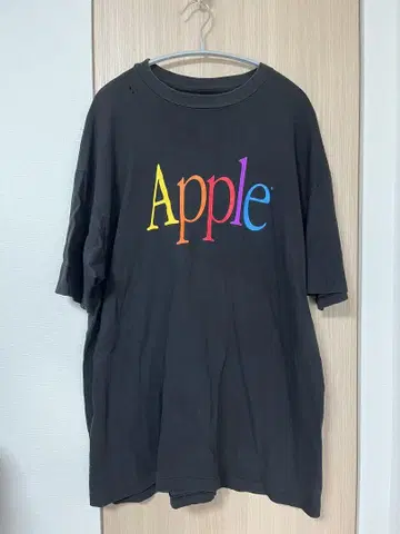 초레어 빈티지 애플 기업 티셔츠 Beefy XL 노무라 쿤이치