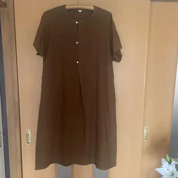 코데마리 린넨 하프 원피스 미사용