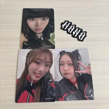 HANA 시크릿 트레이딩 카드 스티커 4종 세트