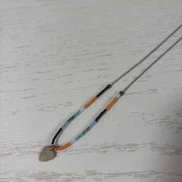 폴스미스/Paul smith 컬러풀 비즈 목걸이 하트형