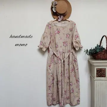 handmade 코튼 꽃무늬 원피스 넉넉한 free