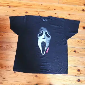 영화 스크림 고스트 페이스 티셔츠 블랙 2XL