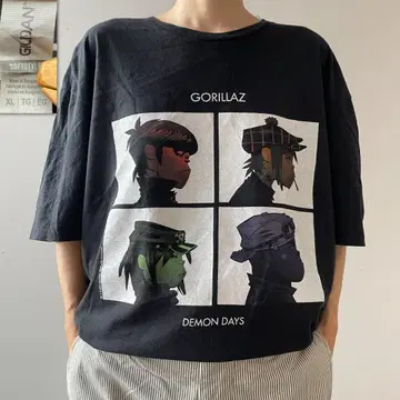 GG216 10s 티셔츠 GORILLAZ 고릴라즈 데몬 데이즈