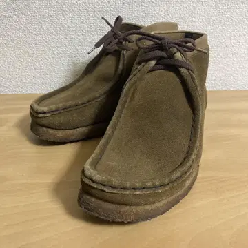 80년대 빈티지 클락스 Wallabees 오크 우드 UK7