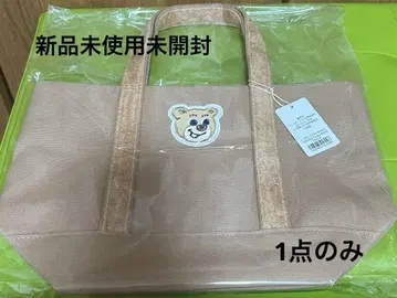 페이러 와펜 토트백 올드 테디 베이지