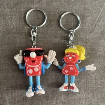 도미노 피자 PVC 피규어 키링