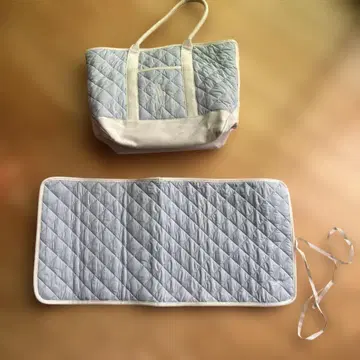 랄프 로렌 퀼팅 토트백 매트