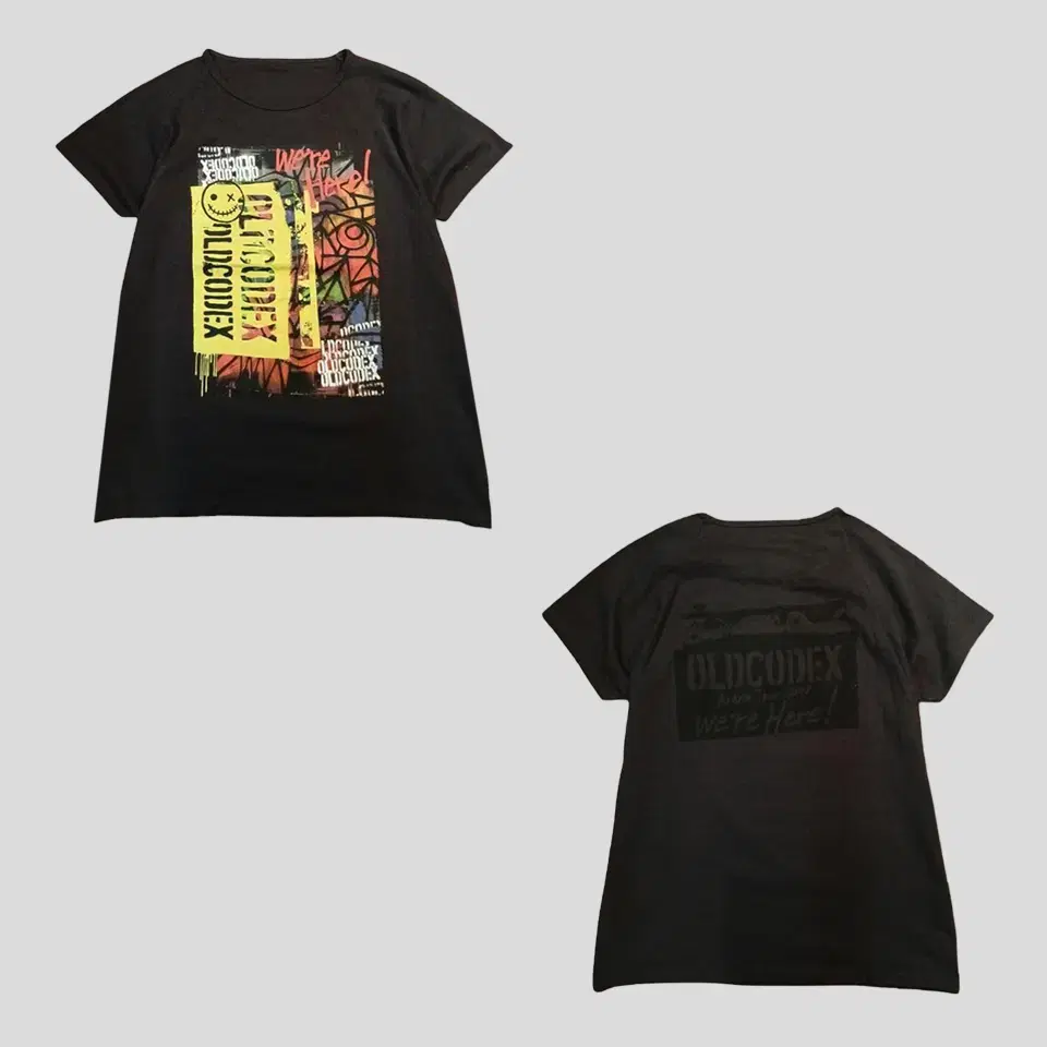 OLDCODEX Black 2018 We're Here! Arena Tour Printing