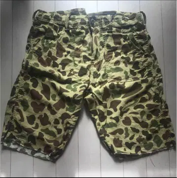 FREE CITY 하프 팬츠 카모플라쥬