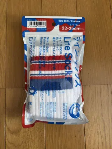 훼미리마트 라인 양말 22-25cm 간사이 만박