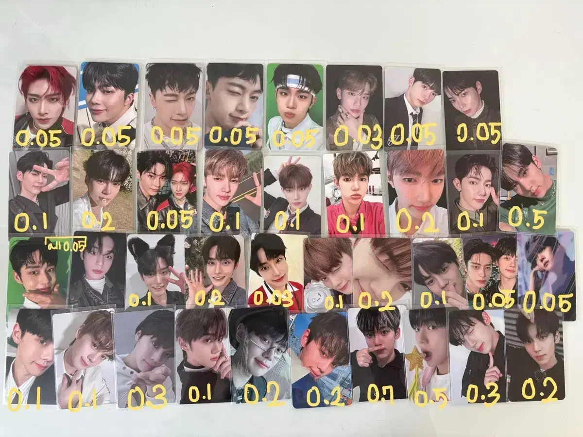 Zerobaseone zb1 unreleased photocard album photocard wts han yujin kim gyuvin park gunwook seong hanbin zhang hao rikey