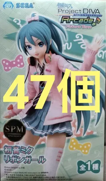 하츠네 미쿠 Project DIVA SPM 피규어 리본 걸 47개