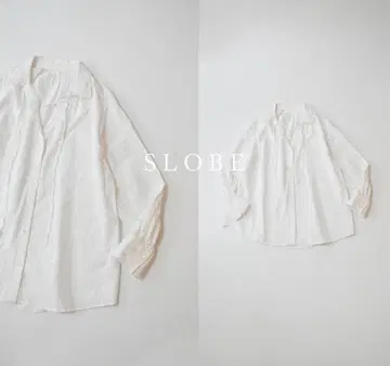 2023ss SLOBE IENA 셔츠 칼라 스키퍼 블라우스
