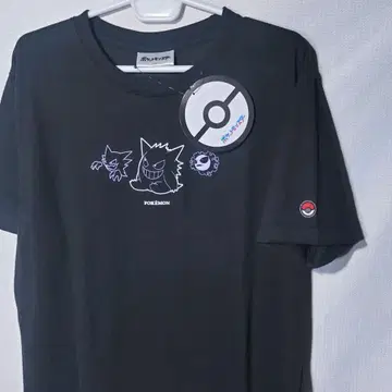 새상품 티셔츠 XL 겐가 고스트 고스 포켓몬 자수 반팔 선화