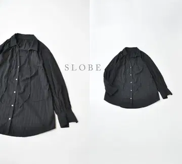2023ss SLOBE IENA 셔츠 칼라 스키퍼 블라우스