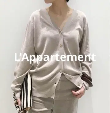 L'Appartement 실크 코튼 풀오버 가디건