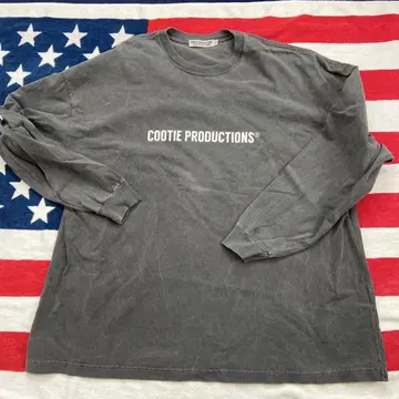 COOTIE PRODUCTIONS 22AW 피그먼트 다이 긴팔 T셔츠