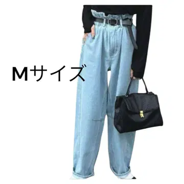 aya 시마무라 데님 M 사이즈 라이트 블루