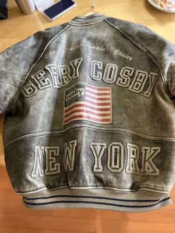 GERRY Cosby 90s 빈티지 가죽 자켓 바시티 자켓
