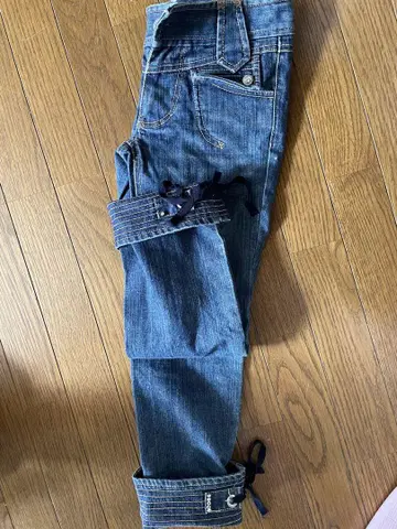 TO BE CHIC 리본 포함 데님 팬츠 36 새상품급