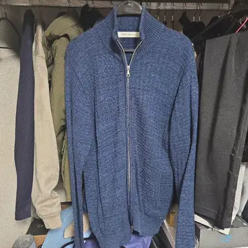 MEN'S MELROSE 네이비 집업 자켓