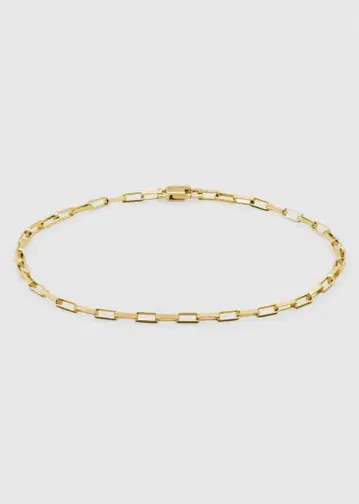 정품 Tom Wood Billie Chain 골드 팔찌