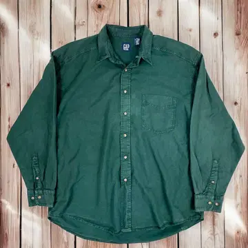레어 90s GAP 올드 갭 USA제 빅 사이즈 BD 셔츠 XL