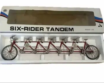 six-rider tandem 1:10 스케일 6인승 자전거 피규어