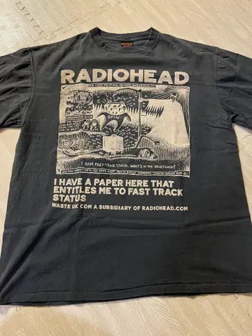RADIOHEAD 티셔츠 XL