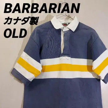 구제 의류] 바바리안 반팔 라거 셔츠 캐나다제 올드 90s 멀티 컬러