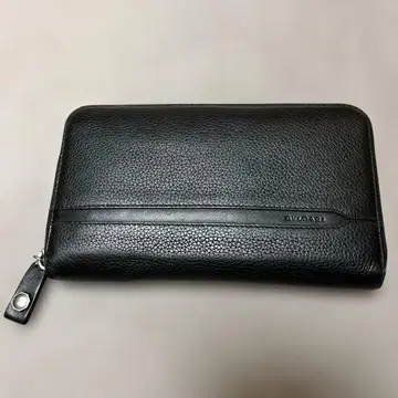 BULGARI 블랙 장지갑