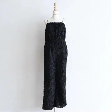 쉬폰 레이스 올인원 블랙 M