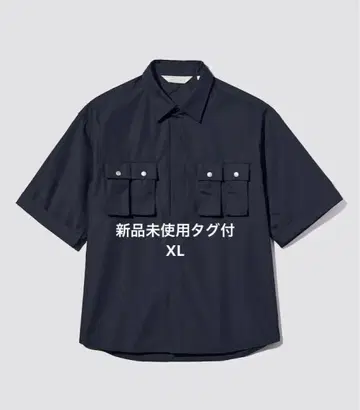 지유 rohk 유니티 셔츠 네이비 XL