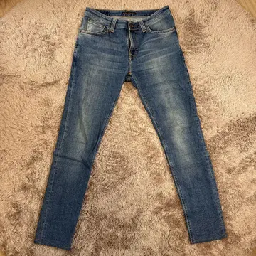 nudiejeans 스키니 데님 라이트 블루