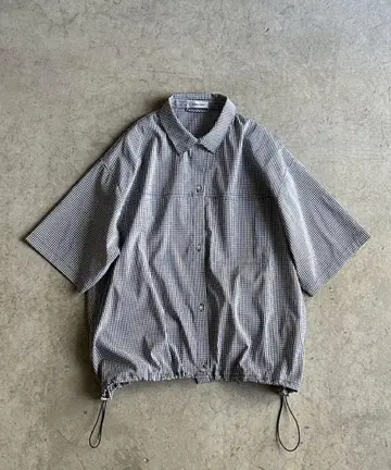 fashiru drawst half sleeve shirts 셔츠