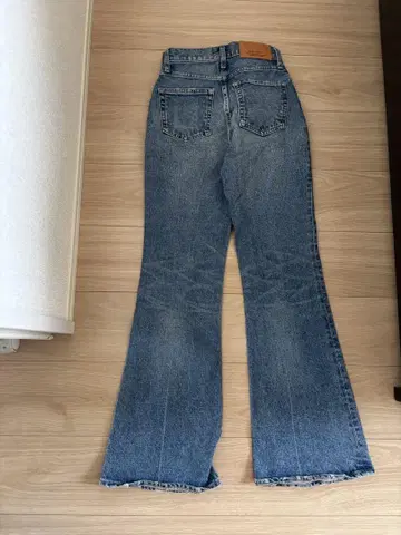 MOUSSY 부츠 컷 데님 라이트 블루
