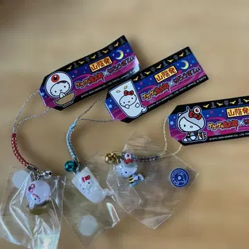 헬로키티 유령 스트랩 3개 세트