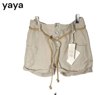 새상품급 yaya (야야) 마 혼방 숏 팬츠 여성용