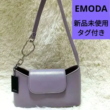 택 포함 새상품 익명 배송 EMODA 원숄더백 퍼플 보라색
