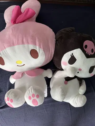 마이멜로디와 쿠로미 봉제 인형 세트
