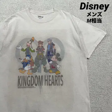 디즈니 KINGDOM HEART 티셔츠 남성용 M 상당
