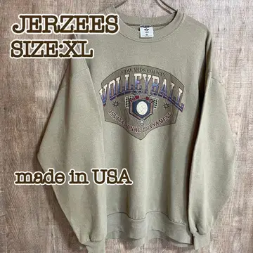 JERZEES 저지 맨투맨 베이지 XL USA제