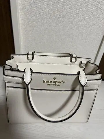 kate spade 화이트 미니 토트백