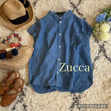 SALE! Zucca 주카 데님 반팔 셔츠 M