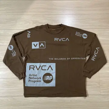 RVCA 루카 긴팔 셔츠 롱T S 사이즈 브라운 브라운