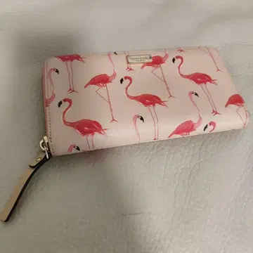 kate spade 플라밍고 패턴 장지갑