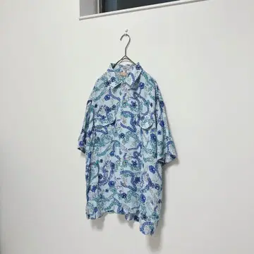 TOMY CORT 알로하 셔츠 하와이안 스타일 리조트 M